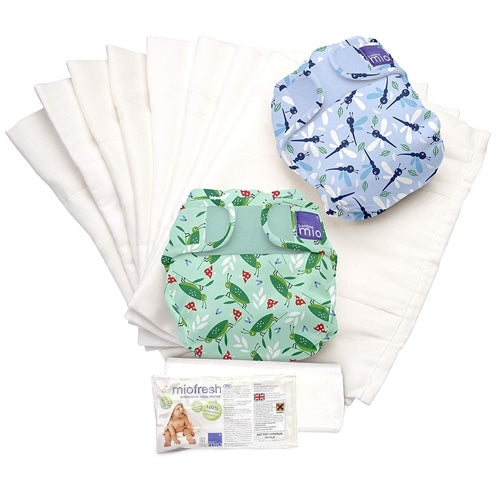 Lot de couches lavables MIOSOFT La vie des Insectes B Taille 2 - Bambino Mio