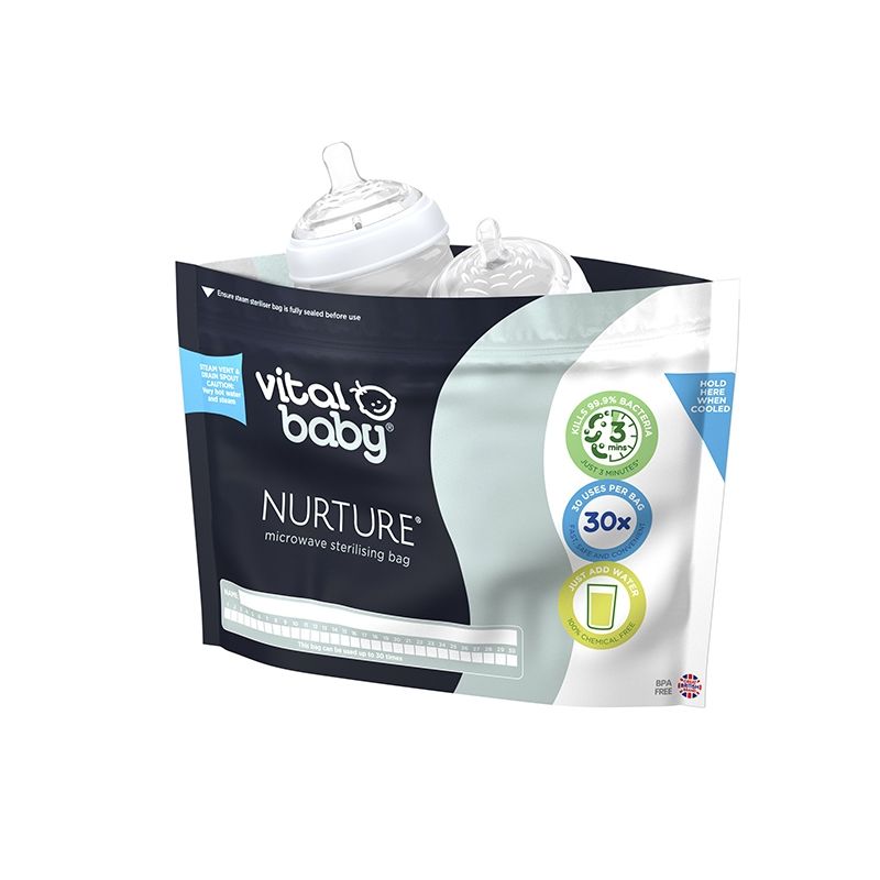 Lot de 5 sacs de stérilisation - Vital Baby