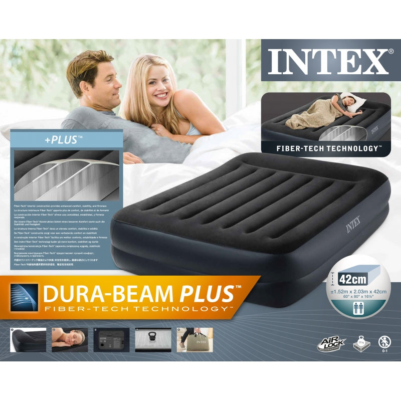 Matelas Gonflable Electrique pour 2 personnes - Intex