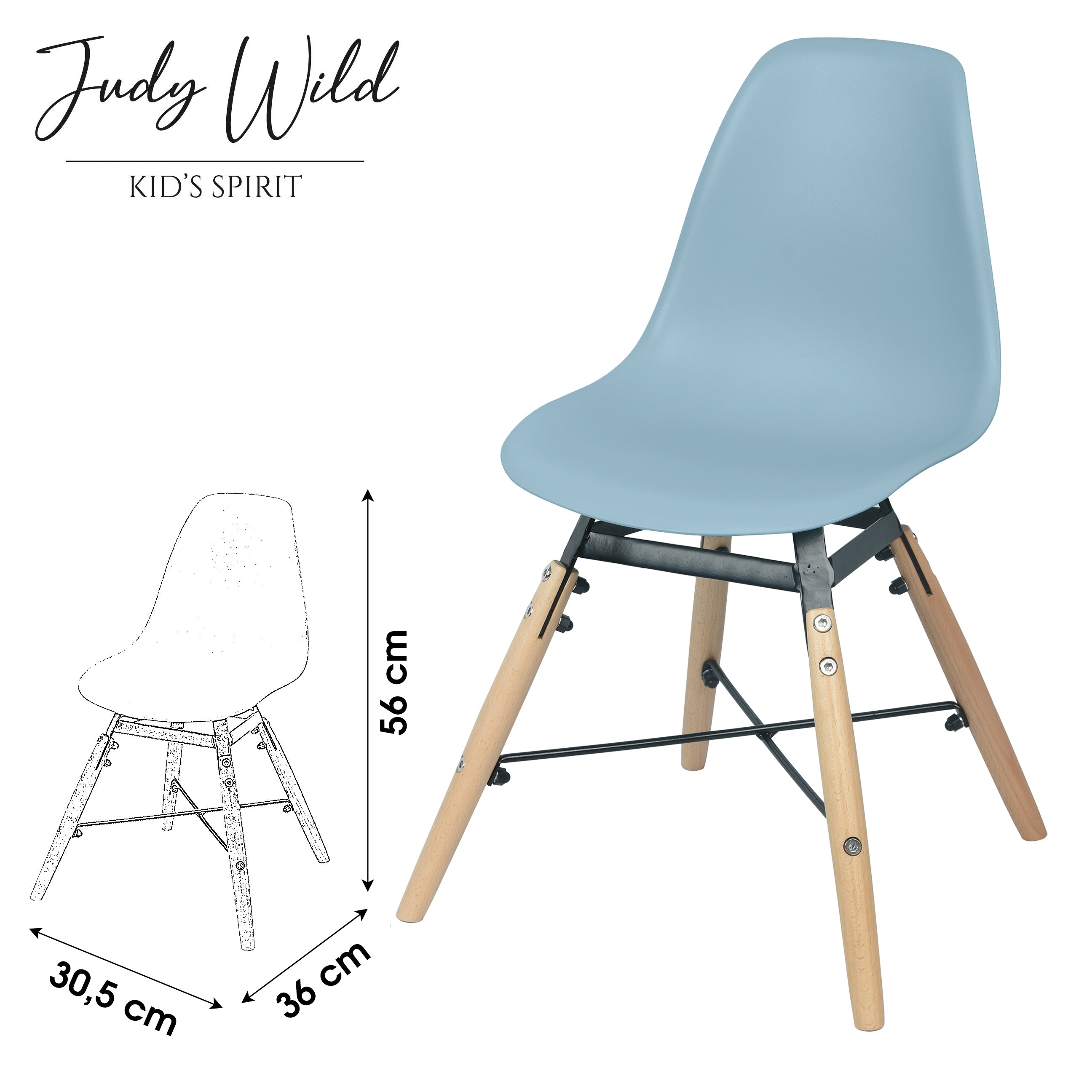 Chaise Bleu pour enfant - Home Deco Kids