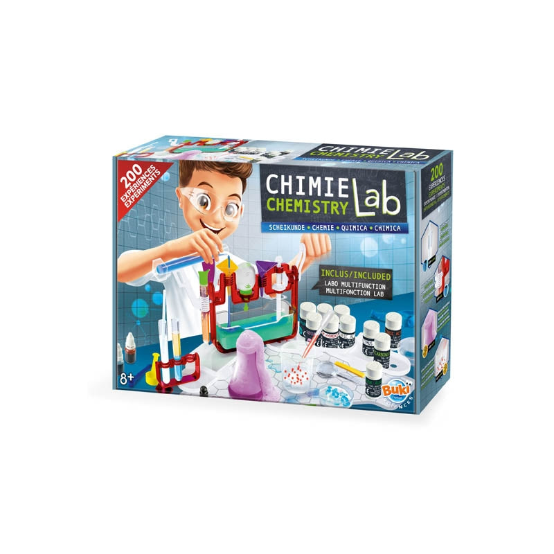 Chimie Lab 200 expériences 8+ - Buki