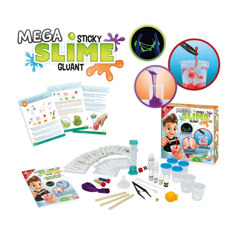 Méga Slime Gluant 20 activités 8+ - Buki