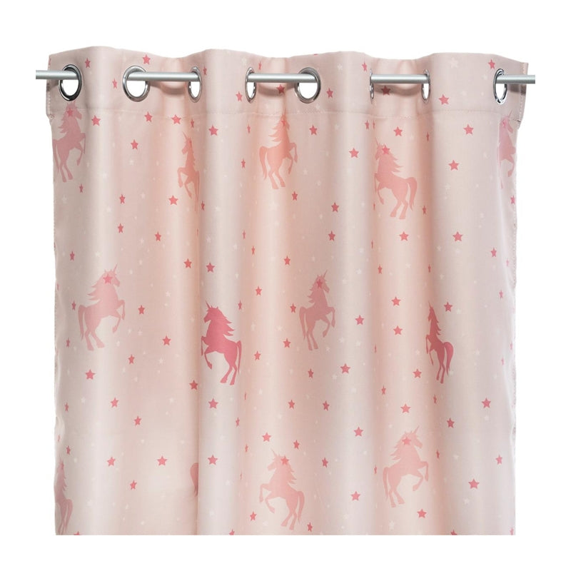 Rideau enfant occultant Glow Licorne - Atmosphera For Kids