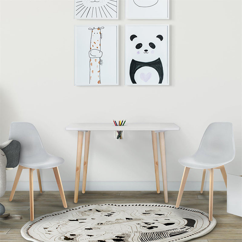 Table avec pot a crayons Gribouille - Home Deco Kids