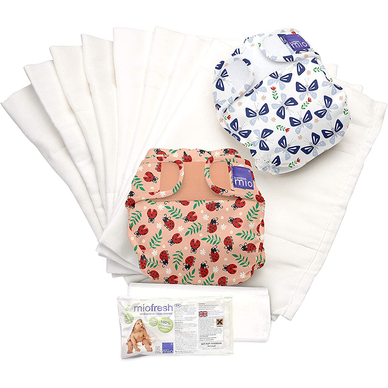 Lot de couches lavables MIOSOFT La vie des Insectes A Taille 1 - Bambino Mio