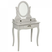 Coiffeuse Avec 3 Tiroirs Chrysa Taupe - Atmosphera For Kids