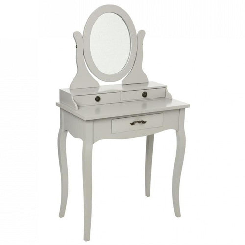 Coiffeuse Avec 3 Tiroirs Chrysa Taupe - Atmosphera For Kids