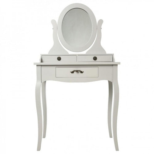 Coiffeuse Avec 3 Tiroirs Chrysa Taupe - Atmosphera For Kids