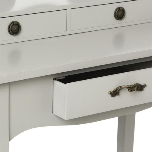 Coiffeuse Avec 3 Tiroirs Chrysa Taupe - Atmosphera For Kids