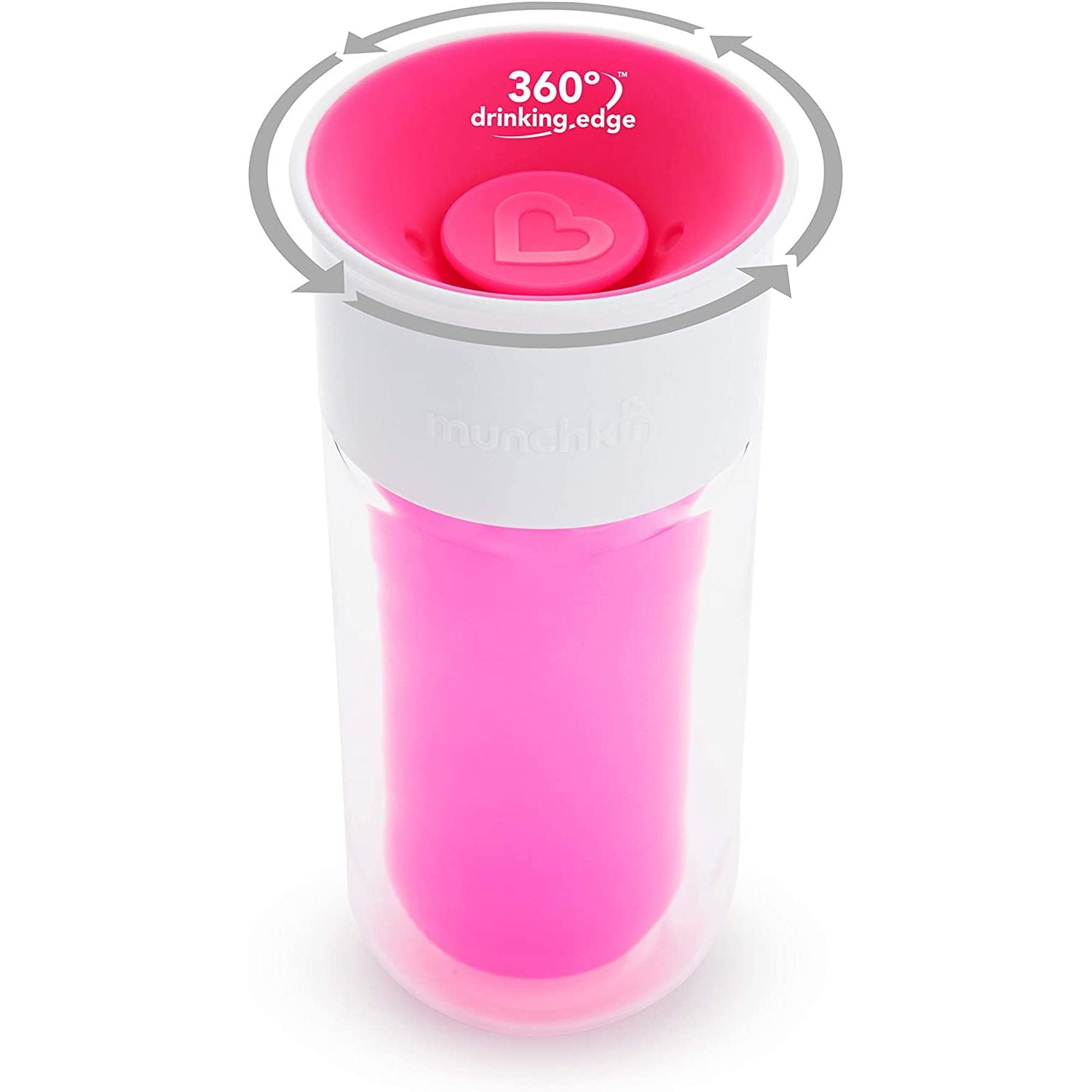 Tasse d’Apprentissage Personnalisable Rose - Munchkin