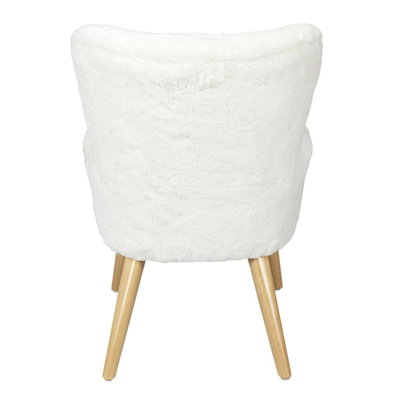 Fauteuil Helsinki Enfant Fourrure Blanc - Home Deco Kids