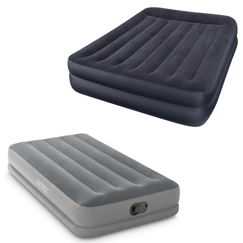 Matelas gonflable 2 pl avec Matelas airbed flex 1 pl - Intex
