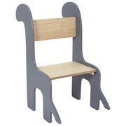 Chaise enfant Dino Gris - Home Deco Kids