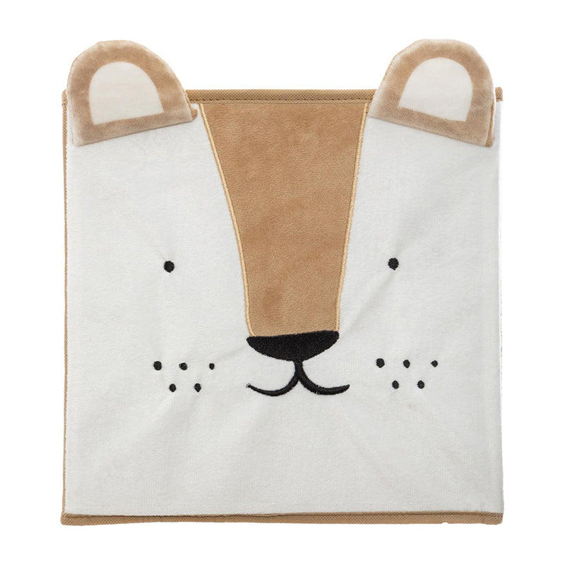 Bac de rangement en velours Lion - Atmosphera For Kids