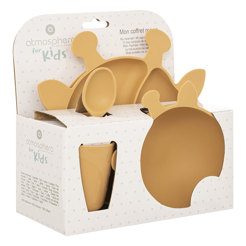 Set repas silicone Girafe - Atmosphera For Kids