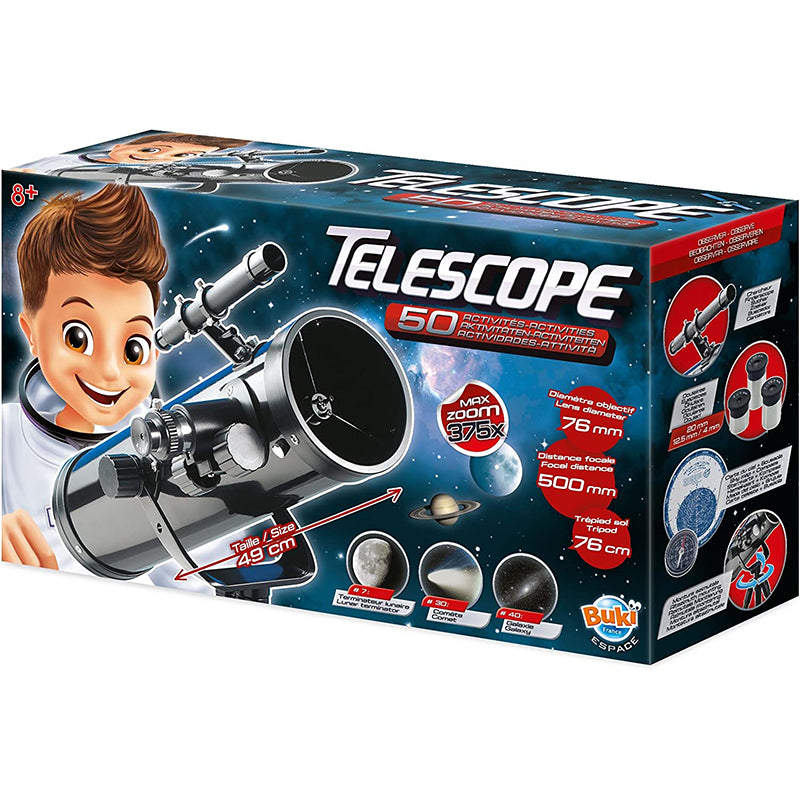 Téléscope 50 activités 8+ - Buki