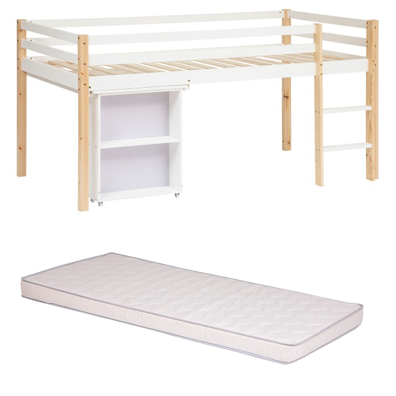 Ensemble Lit bureau coulissant + Matelas 90x190x10 - Atmosphera For Kids