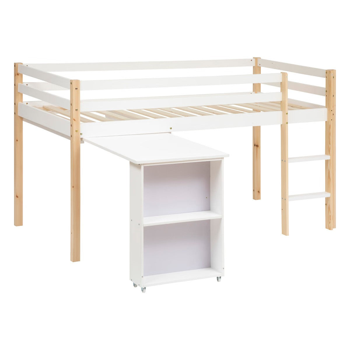 Ensemble Lit bureau coulissant + Matelas 90x190x10 - Atmosphera For Kids