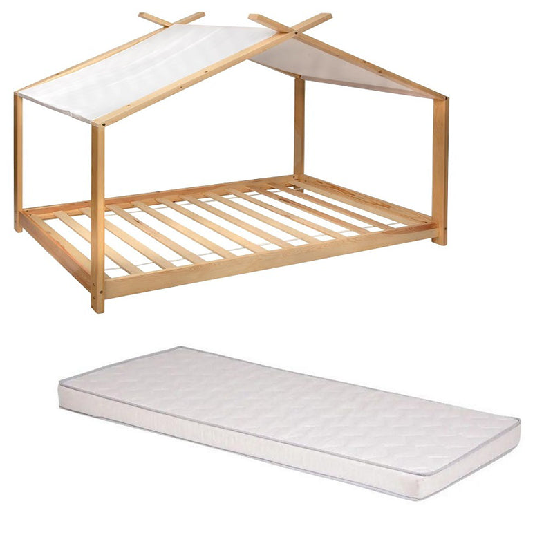 Ensemble Lit enfant ILAN + Matelas 90x190x10 - Atmosphera For Kids