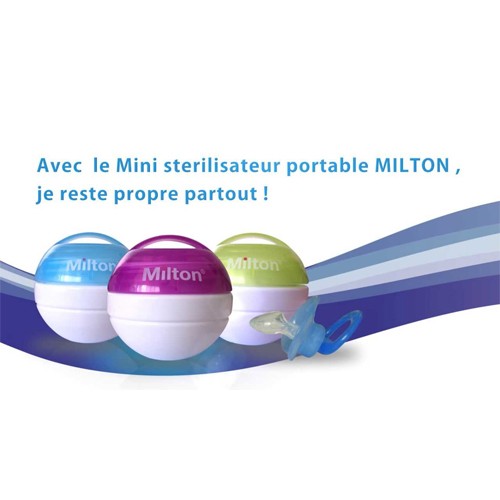 Mini stérilisateur de sucette Bleu - Milton