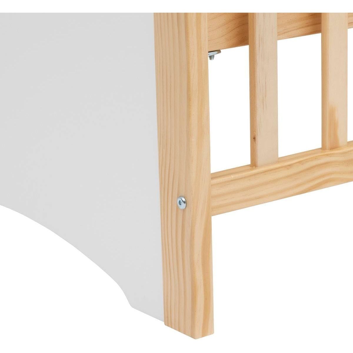 Lit bébé Kima 60x120 Blanc Naturel - Atmosphera For Kids