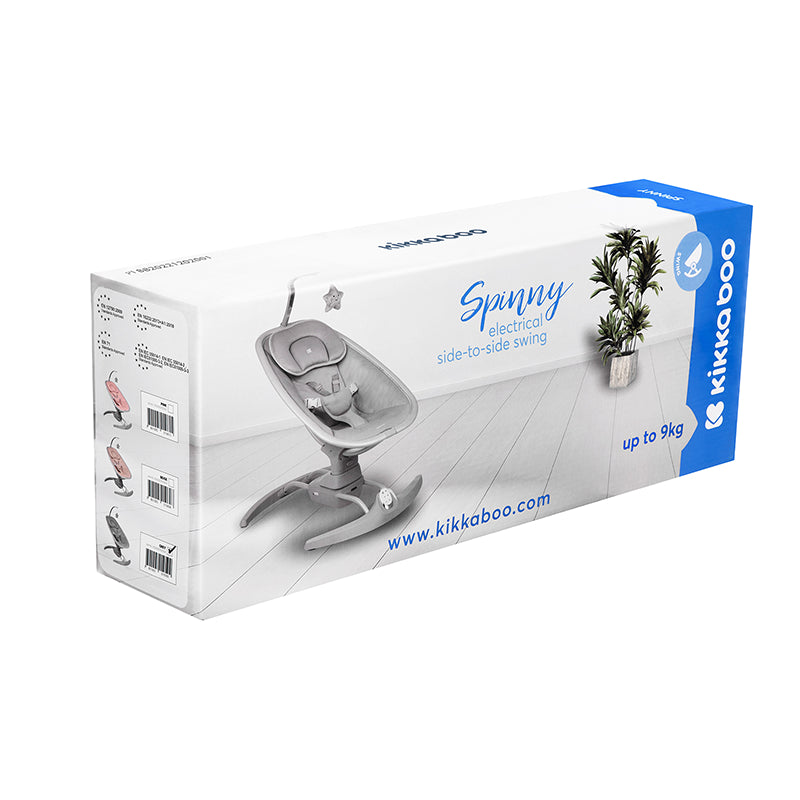 Balancelle transat électrique Spinny Gris - Kikka Boo