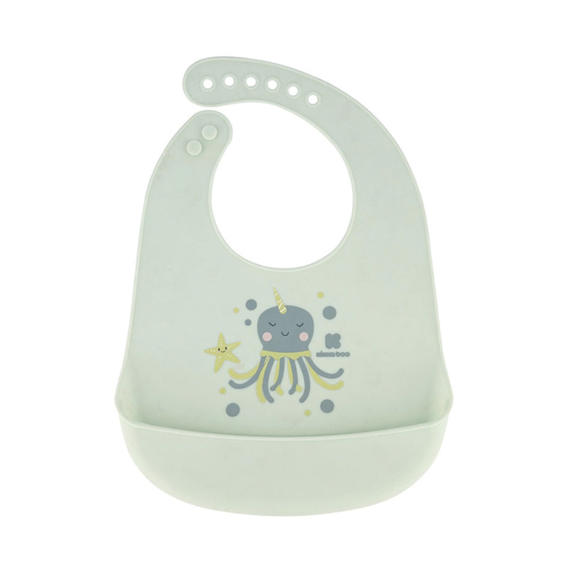 Bavoir bébé silicone Sea World Octopus- Kikka Boo