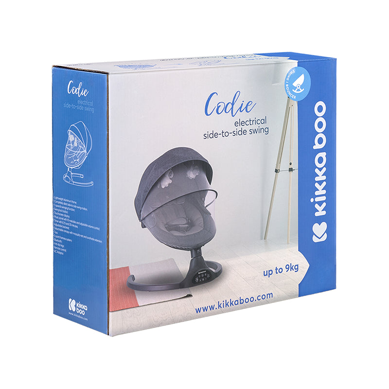 Balançoire éléctrique Codie Gris - Kikka Boo