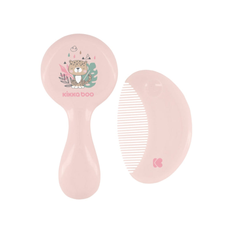 Peigne et brosse pour bébé Savanna Rose - Kikka Boo
