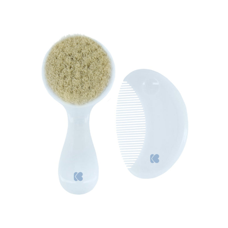 Peigne et brosse pour bébé Savanna Bleu - Kikka Boo