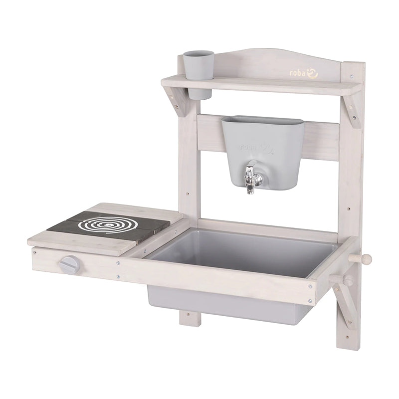 Cuisine d'extérieur à suspendre avec accessoires Gris - Roba