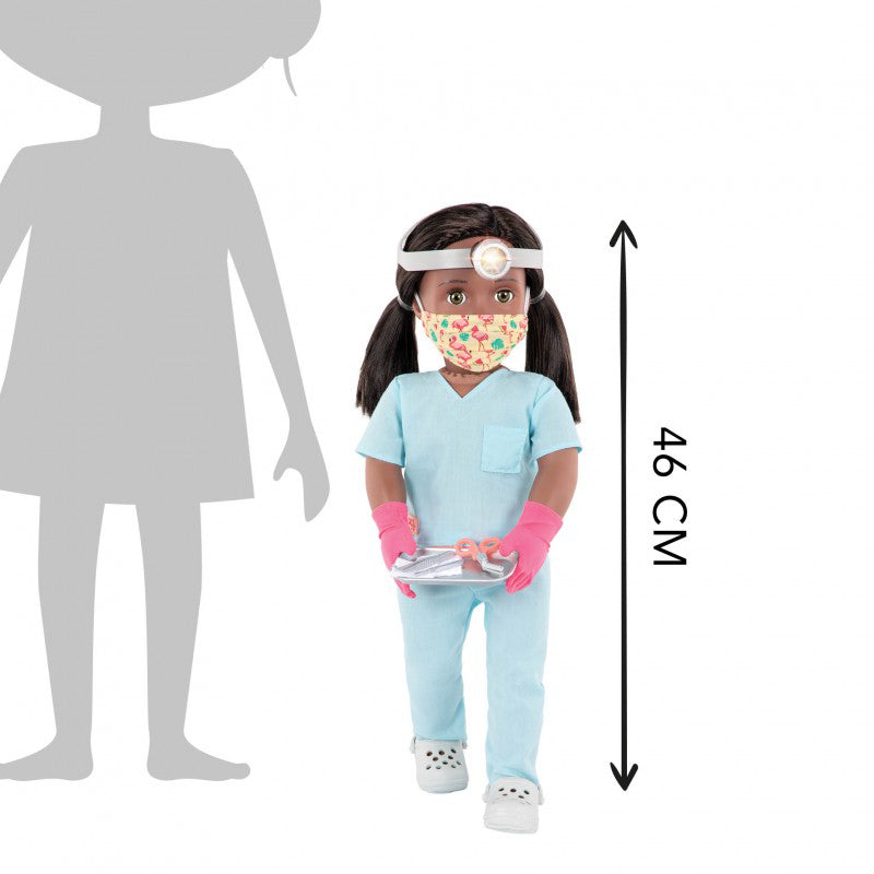 Poupée chirurgien Cierra 46 cm - Our Generation