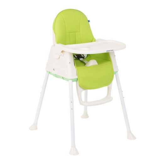 Chaise Haute 3-en-1 Verte - Kikka Boo