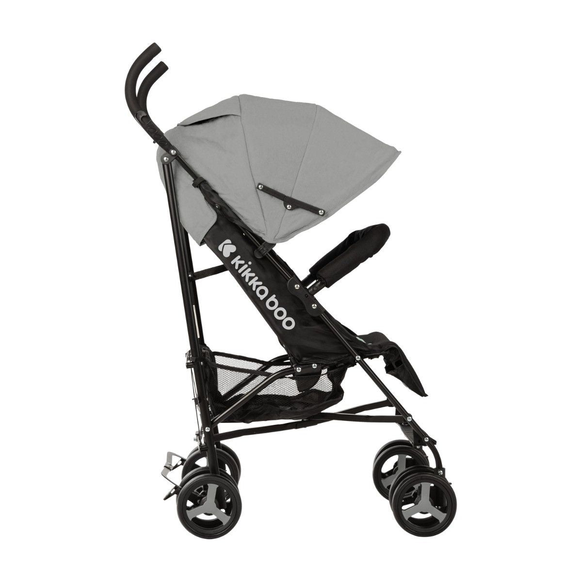 Poussette Pour Bébé Beetle -22 kg Gris Clair - KikkaBoo