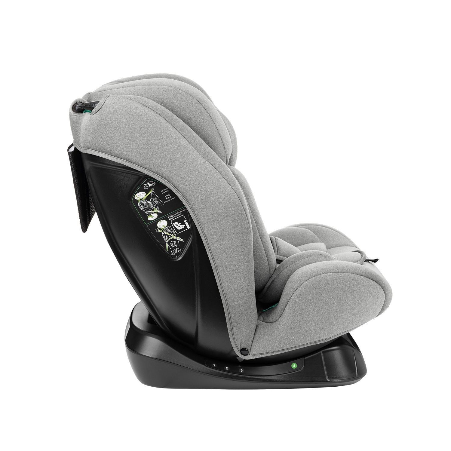 Siège-auto bébé 40-150 i-Explore i-SIZE Gris Clair - KikkaBoo
