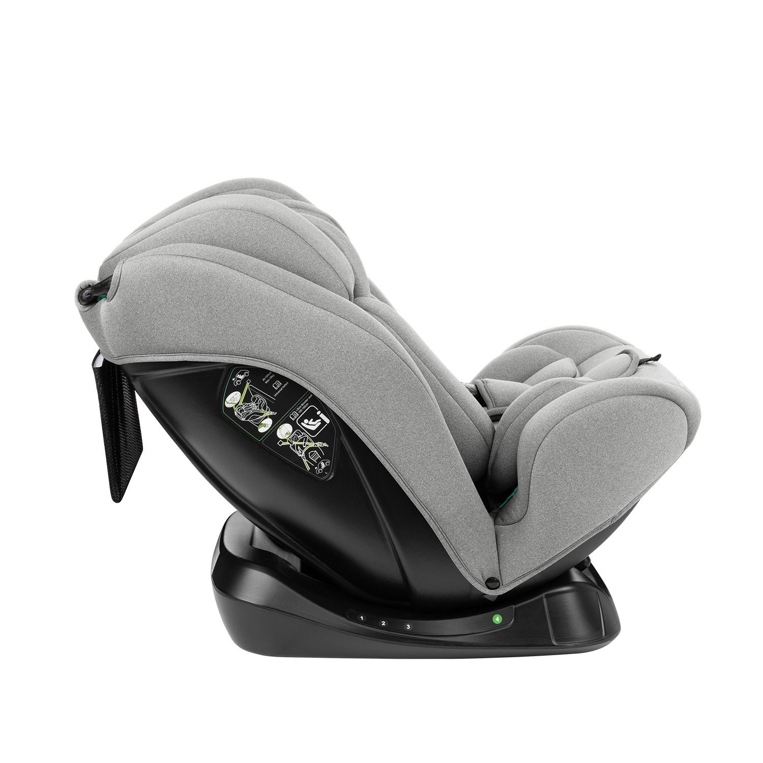 Siège-auto bébé 40-150 i-Explore i-SIZE Gris Clair - KikkaBoo