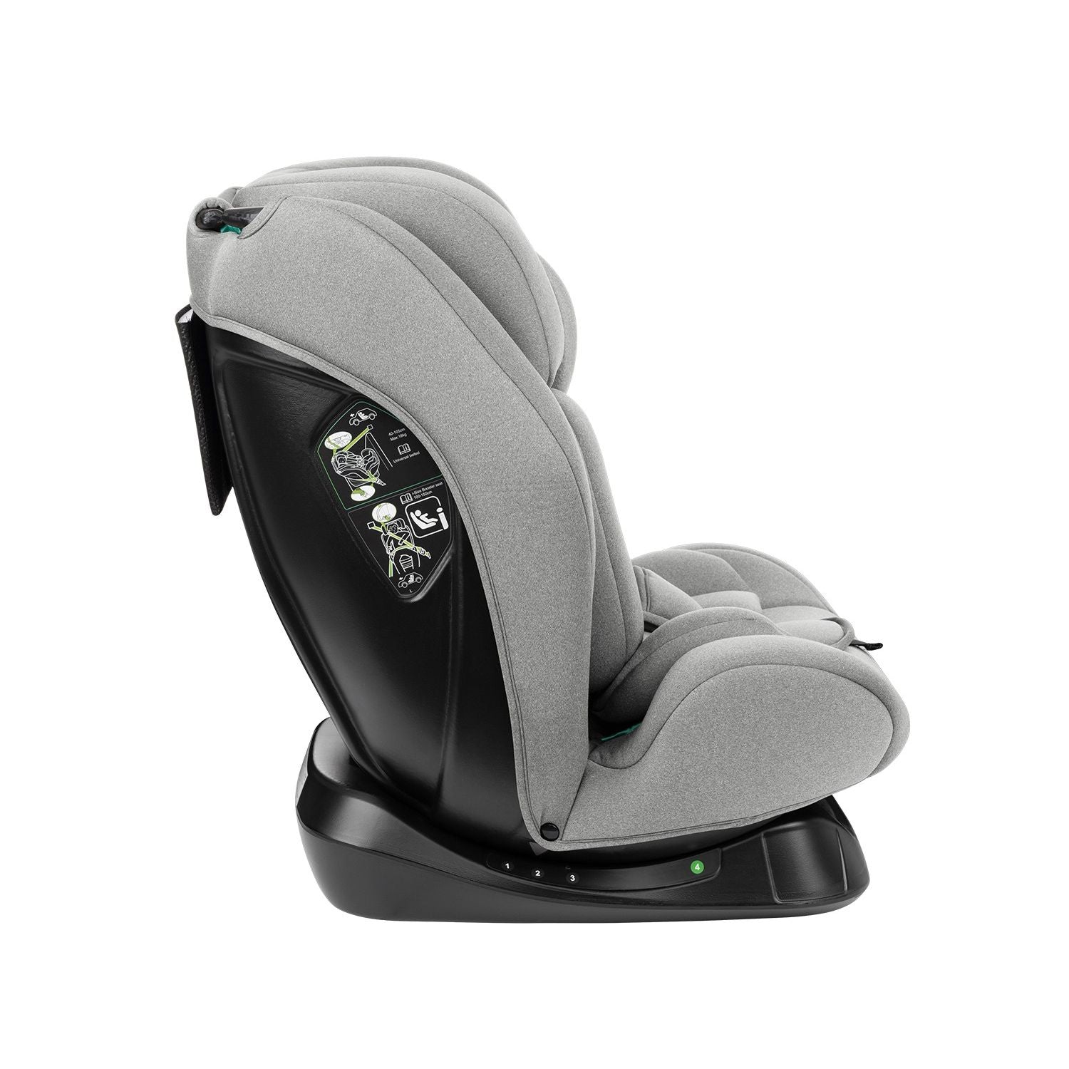 Siège-auto bébé 40-150 i-Explore i-SIZE Gris Clair - KikkaBoo