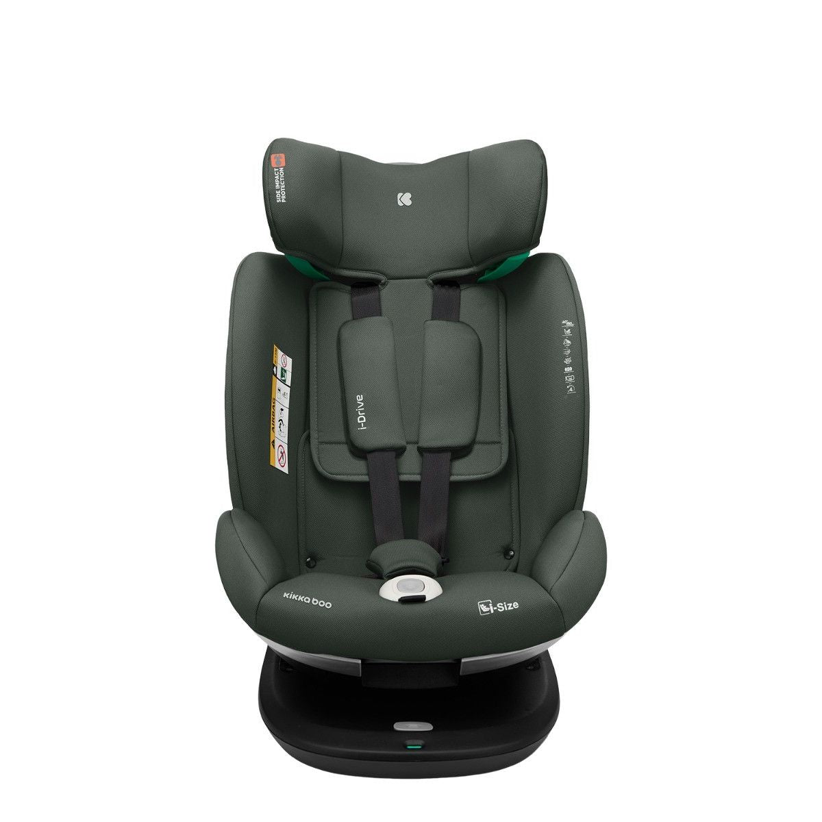 Siège-auto bébé 40-150 cm i-Drive i-SIZE Vert - KikkaBoo