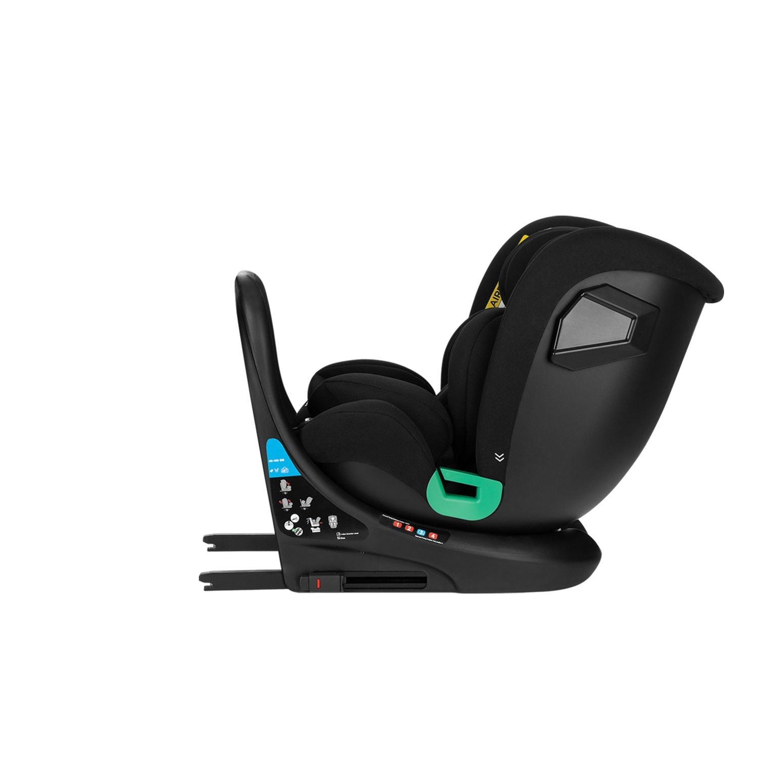 Siège-auto bébé 40-150 cm i-Roll i-SIZE Noir - KikkaBoo