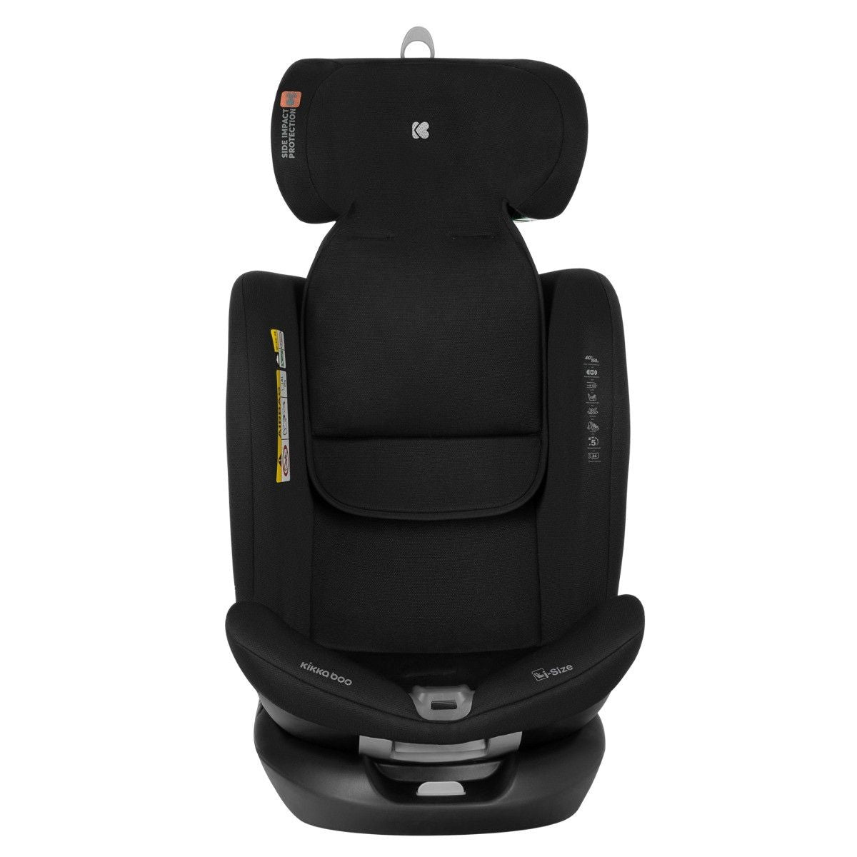 Siège-auto bébé 40-150 cm i-Roll i-SIZE Noir - KikkaBoo