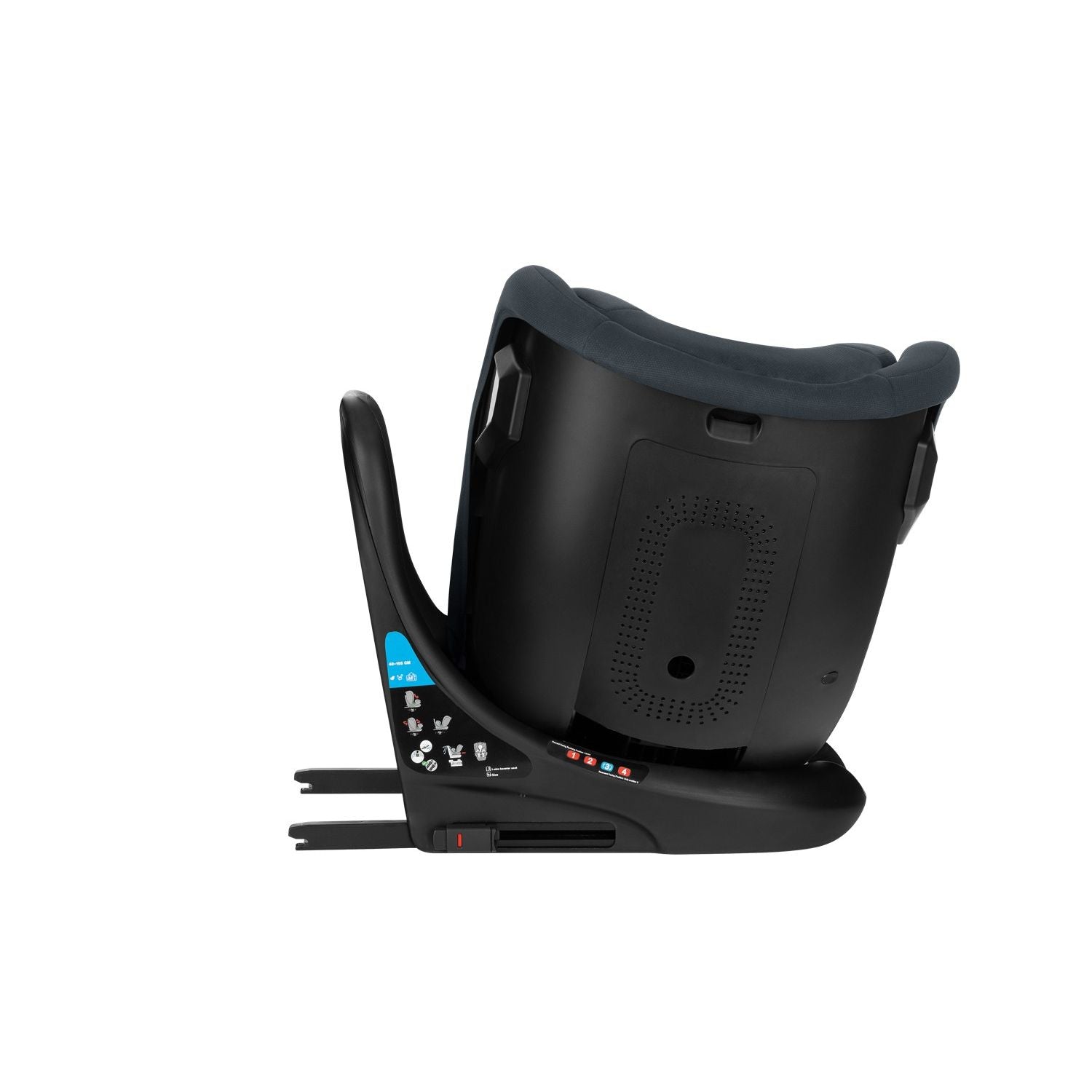 Siège-auto bébé 40-150 cm i-Roll i-SIZE Gris Foncé - KikkaBoo