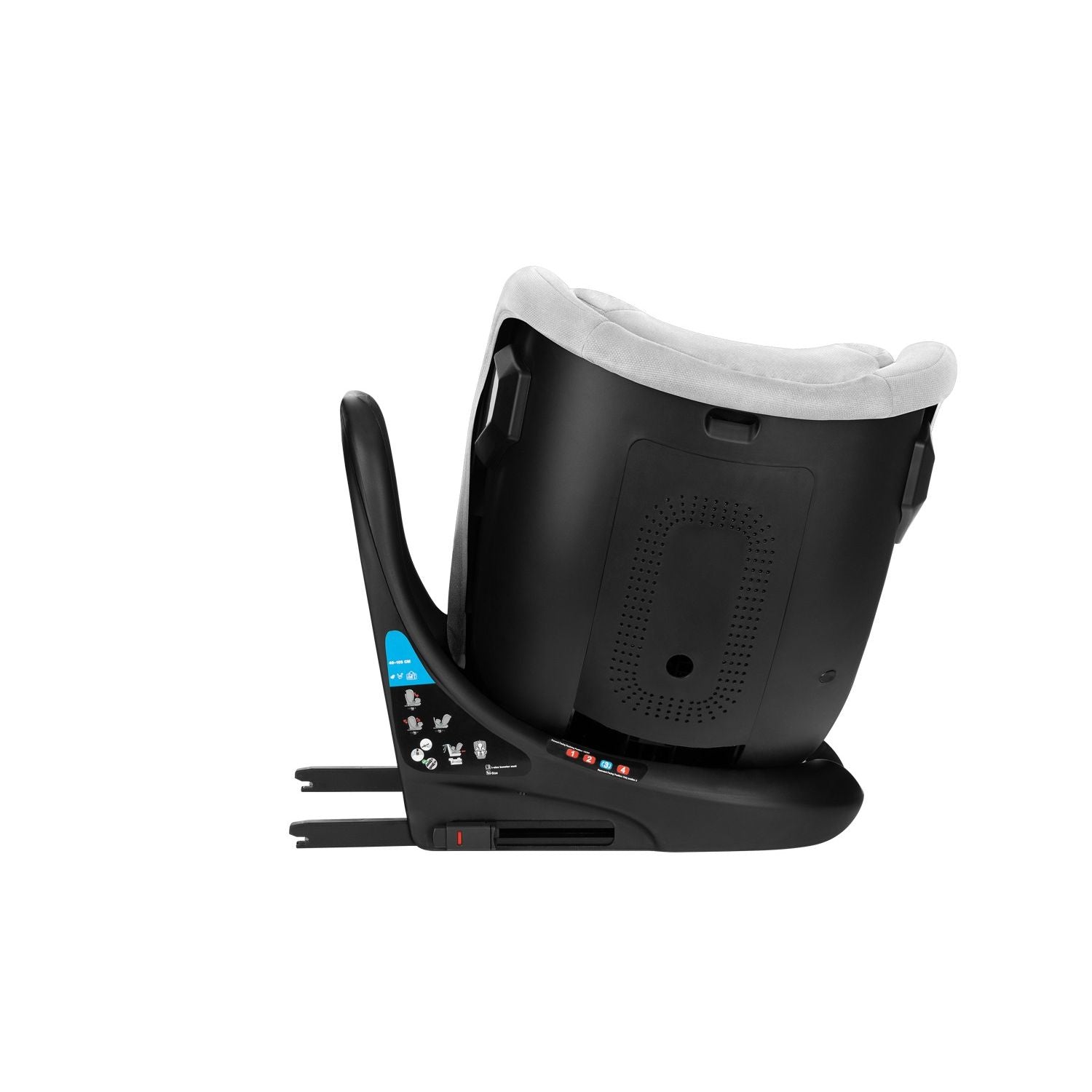 Siège-auto bébé 40-150 cm i-Roll i-SIZE Gris Clair - KikkaBoo