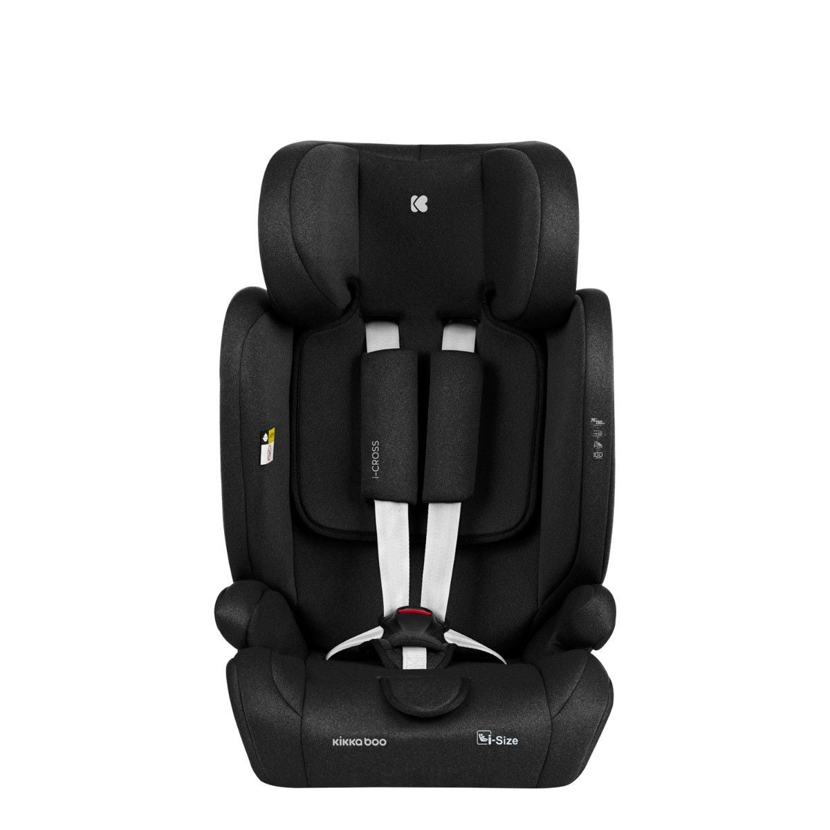 Siège-auto bébé 76-150 cm i-Cross i-SIZE Noir - KikkaBoo
