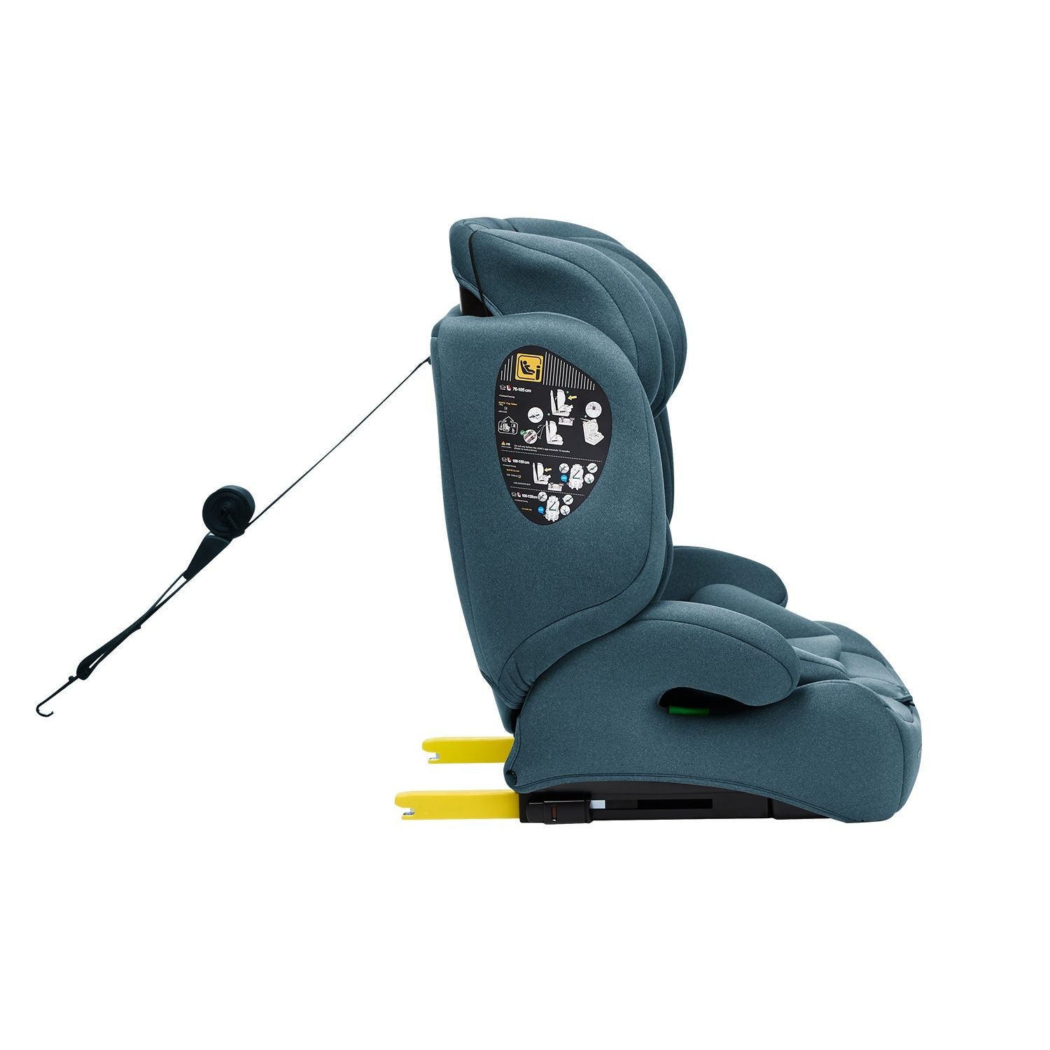 Siège-auto bébé 76-150 cm i-Bronn i-SIZE Vert Menthe - KikkaBoo