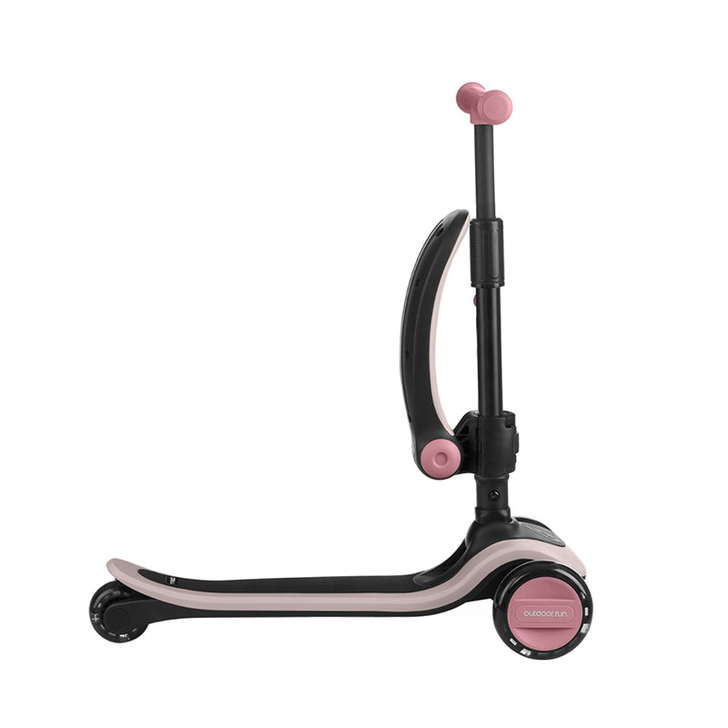 Trotinette pour enfant Treo 2 en 1 Rose - KikkaBoo