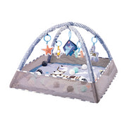 Tapis de jeu avec 18 balles Happy Lama Gris - KikkaBoo