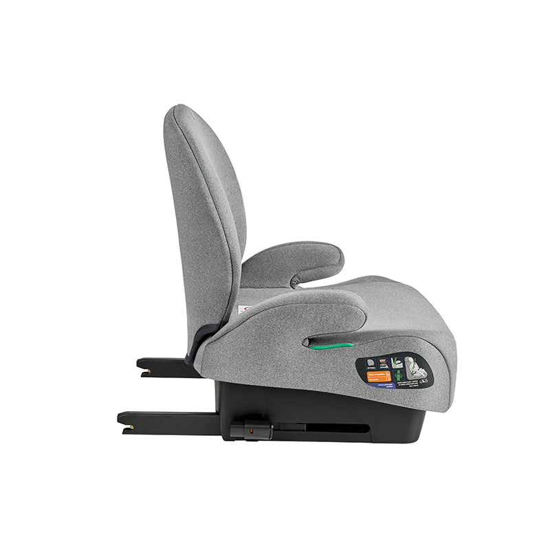 Siège-auto bébé 125-150 cm i-Boost i-SIZE Gris Clair - KikkaBoo