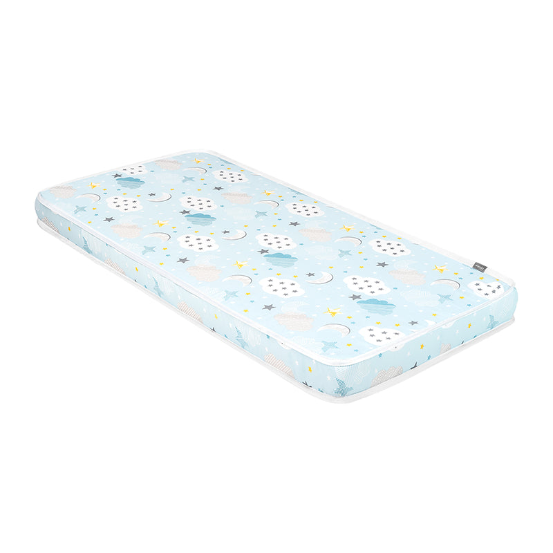 Matelas enfant 60x120x7 Fantasia Nuages Bleus - Kikka Boo