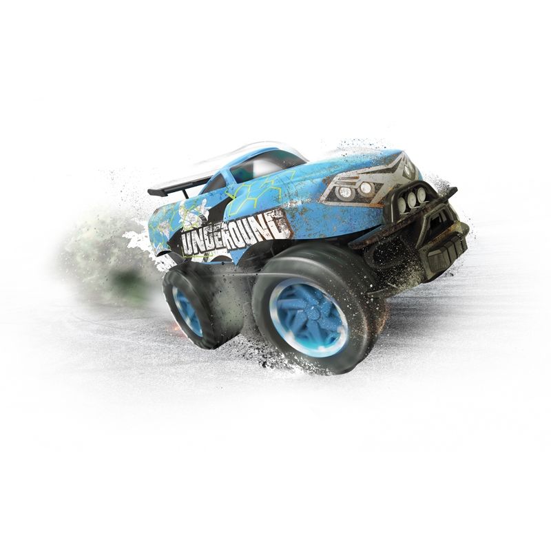 Voiture Radiocommandée 1/34 Mini Truck Bleu - Exost