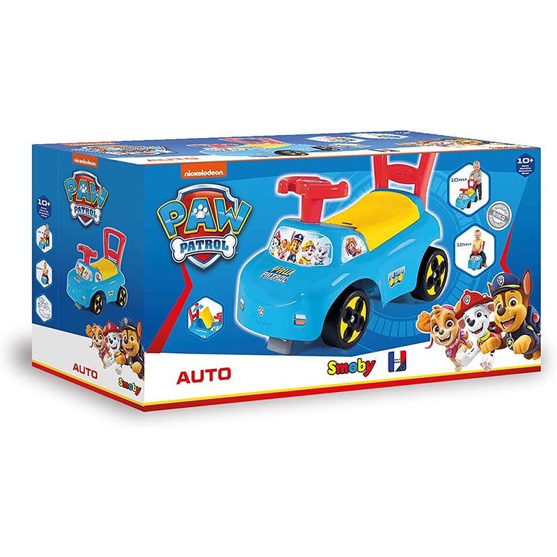 Porteur auto avec coffre intégré Paw Patrol Bleu - Smoby